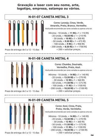 caneta metal   caneta metal