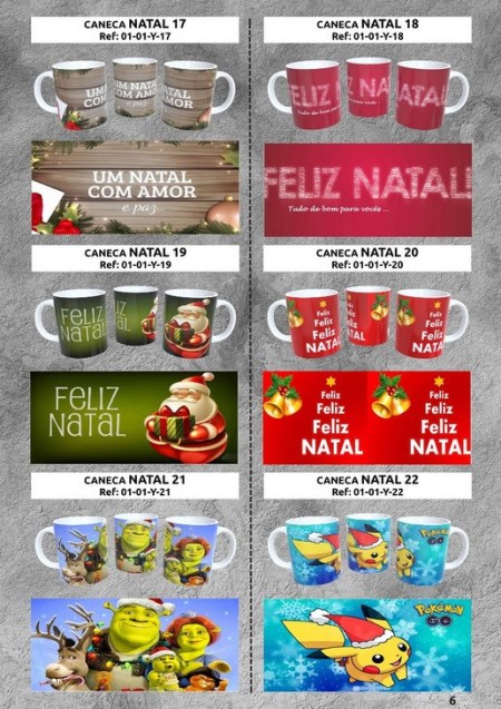 catalogo canecas natal  top catalogo canecas natal  top