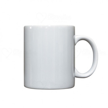 caneca cer mica branca