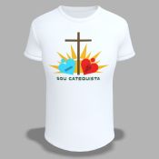 CAMISETA CATEQUISTA BABY LOOK - SOU CATEQUISTA (P a GG)