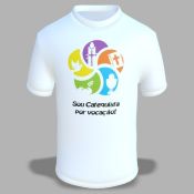 CAMISETA CATEQUISTA - POR VOCAÇÃO (P a G4)