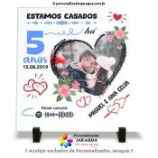 AZULEJO NAMORADOS ESTAMOS CASADO HÁ