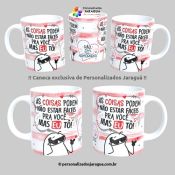 CANECA NAMORADOS MAS EU TÔ 325 ml